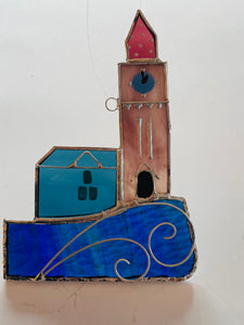 Rosalyn Glass Art - Porthleven's Clocktower