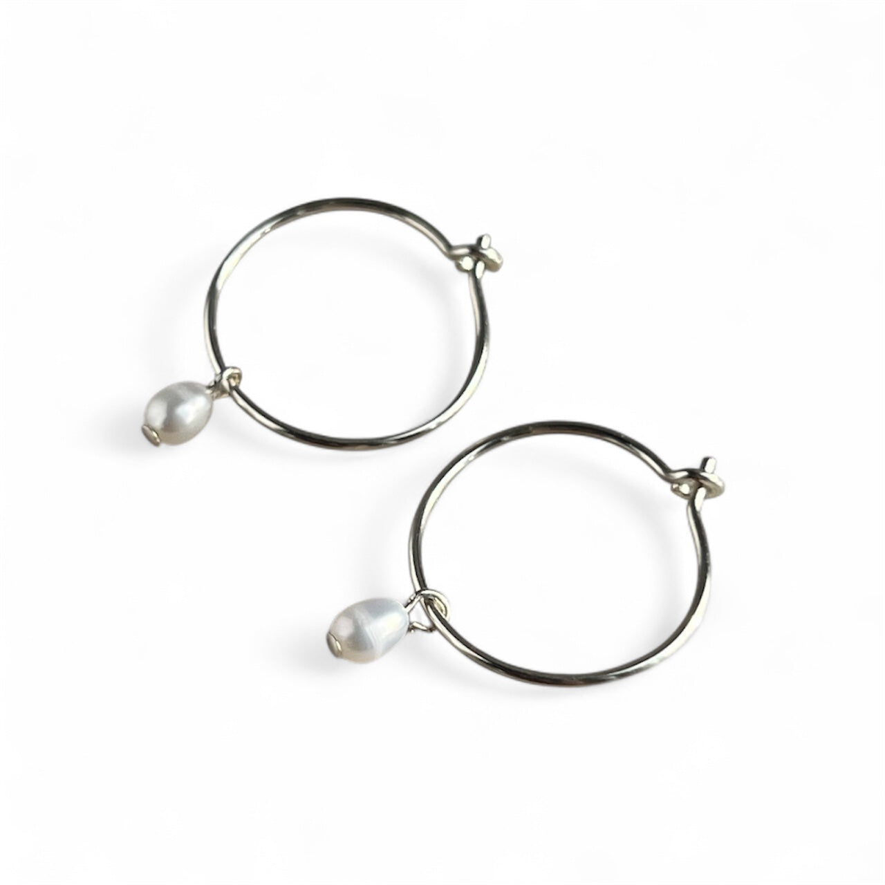Sterling Silver Freshwater Pearl Earrings