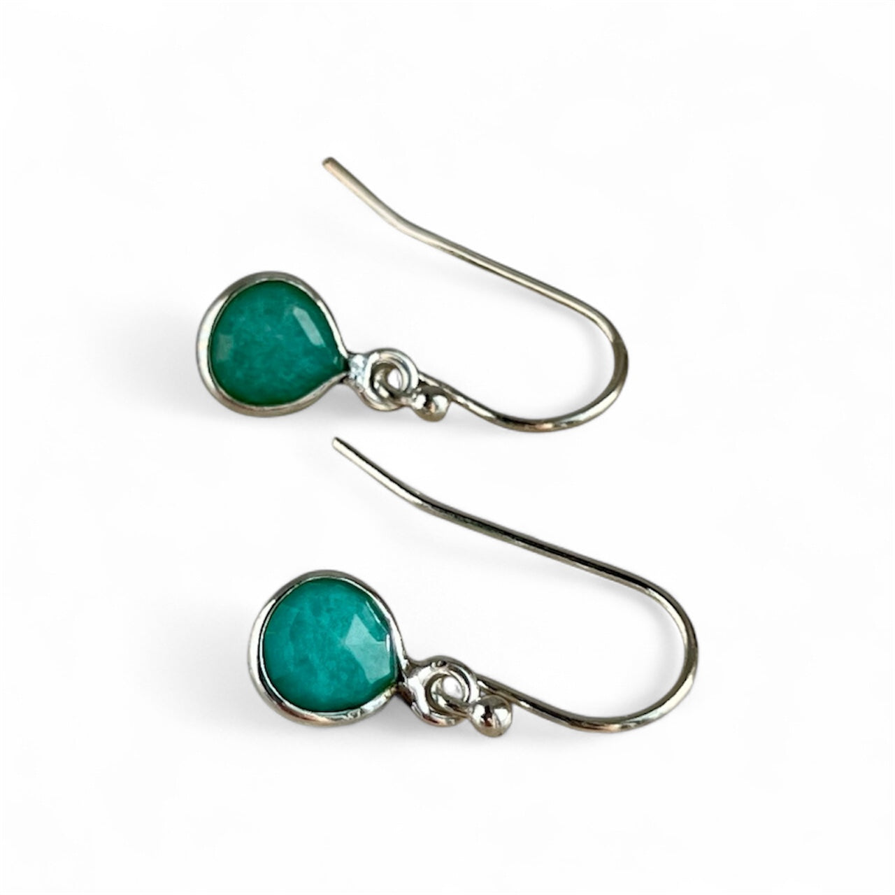 Sterling Silver Amazonite Earrings