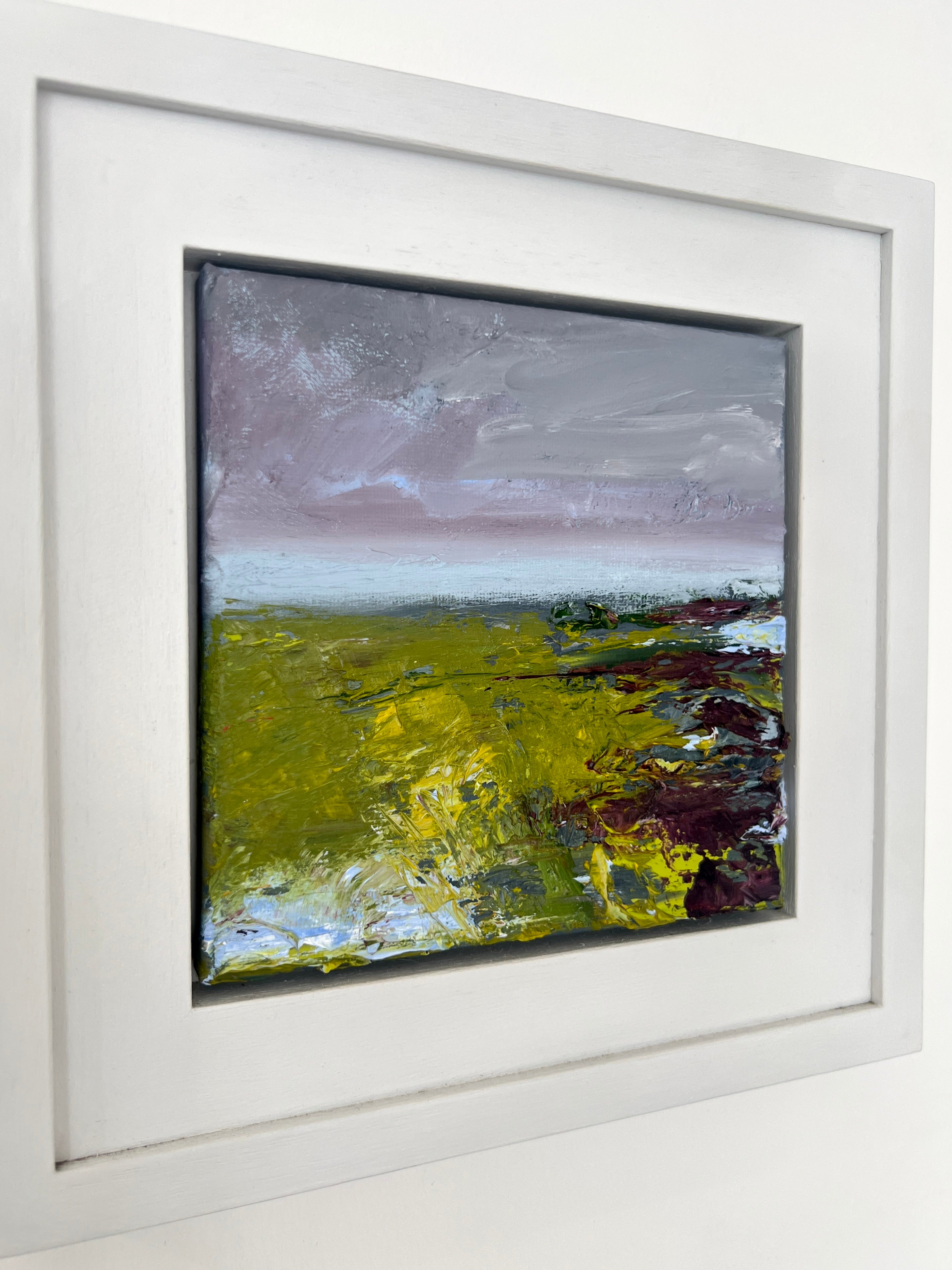“Line of Blue Across the Fields”