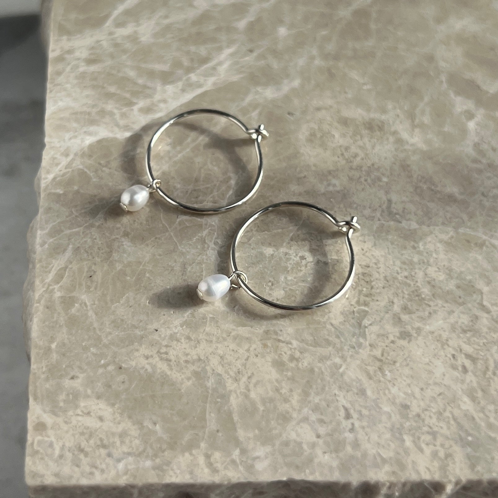Sterling Silver Freshwater Pearl Earrings