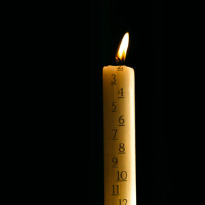Ivory 7/8"x12" Advent Candles