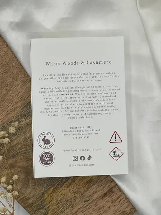 Warm Woods & Cashmere Botanical Wax Melts