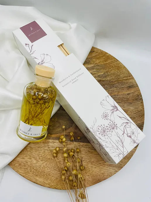 Mandarin & Sandalwood Botanical Reed Diffuser