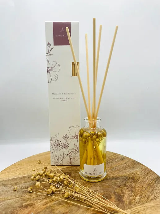 Mandarin & Sandalwood Botanical Reed Diffuser