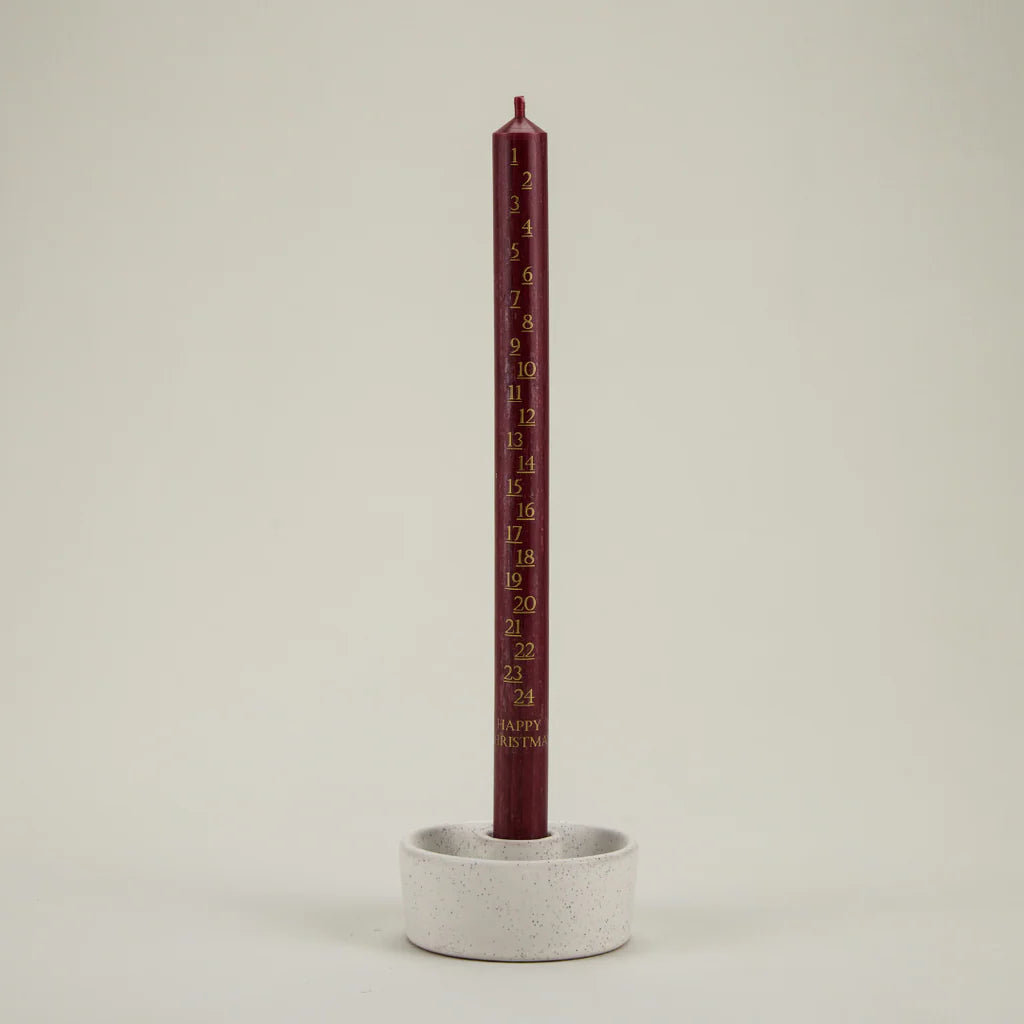 Red 7/8"x12" Advent Candle