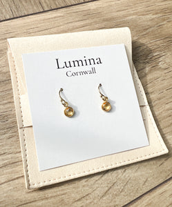 Gold-Plated Citrine Earrings