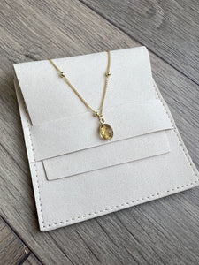 Gold-Plated Citrine Necklace
