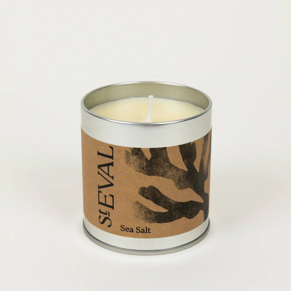 Sea Salt, Scented Tin Candle