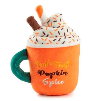 Dog Toy - Pupkin Spice Latte Mug