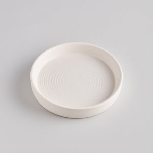 St.Eval White Candle Plate, Small