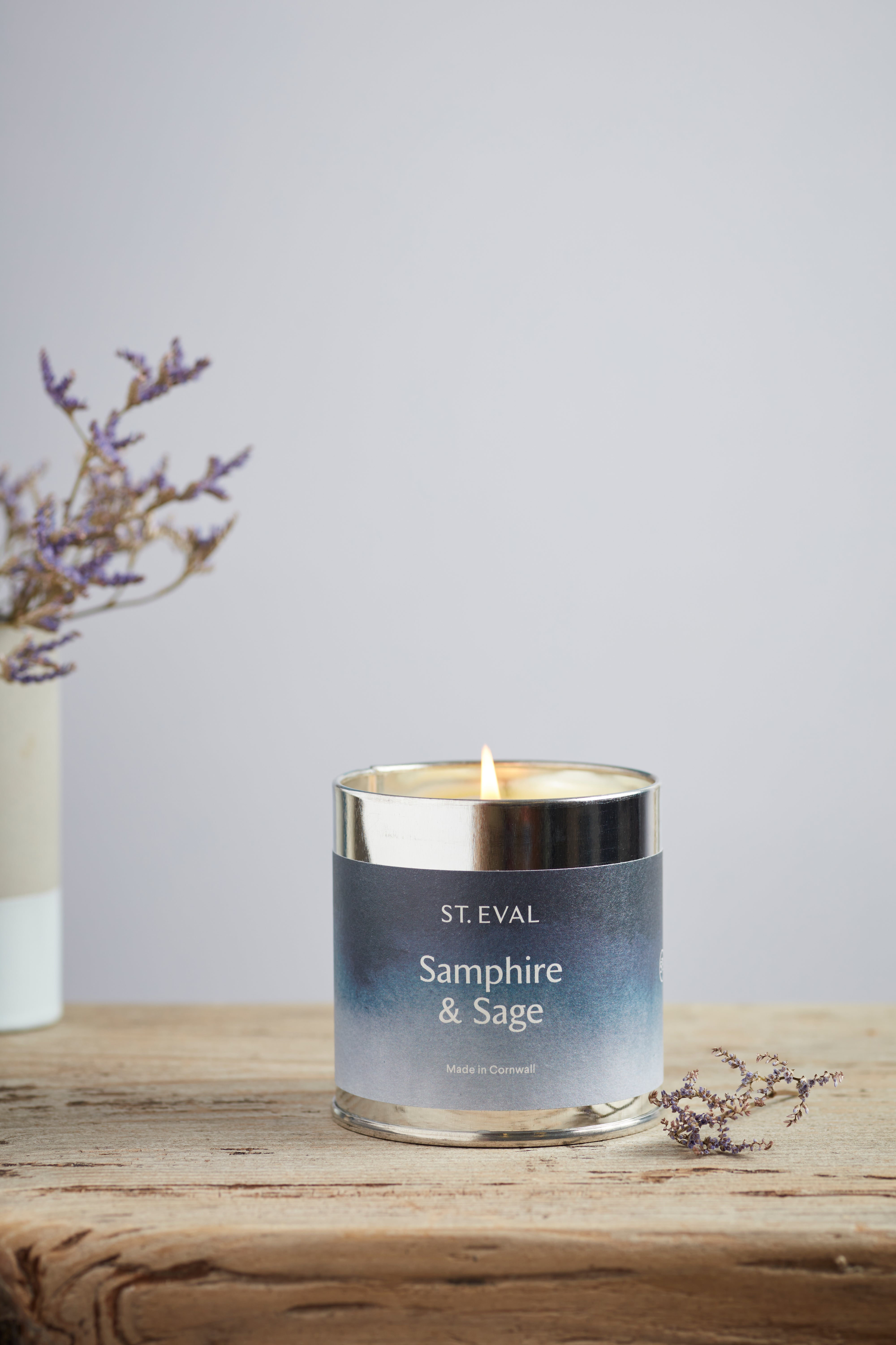 St.Eval Samphire & Sage, Coastal Scented Tin Candle