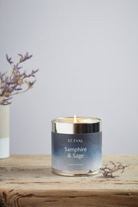 St.Eval Samphire & Sage, Coastal Scented Tin Candle
