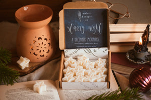 Meleri & Maple Co - Starry Night - A Box of Christmas Star Wax Melts