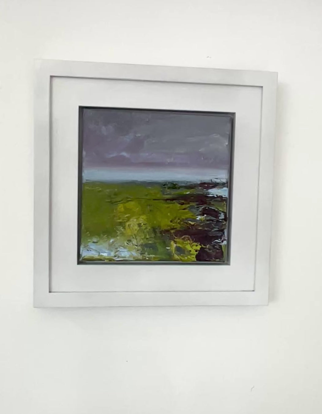 “Line of Blue Across the Fields”