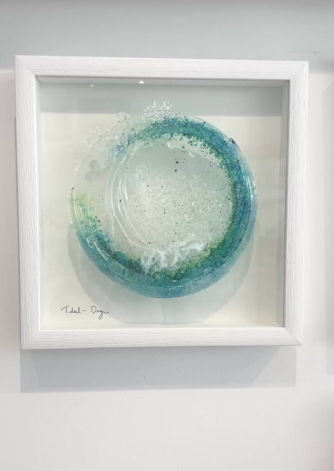 Dreya, Glass Art - Small Tidal Wave