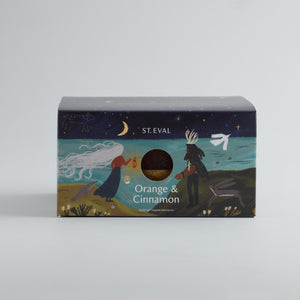 St. Eval Orange & Cinnamon, Gold Dipped Multiwick Candle