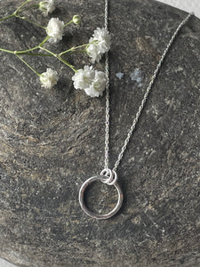 Zoe Howarth Silver Small Hoop Pendant