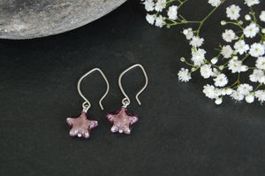 Lesley Ross Murano Glass Star Earrings