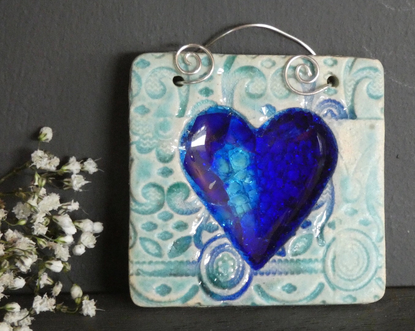 Perry Marsh Small Heart Tile