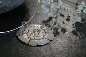 Lesley Ross Large Rose Pendant