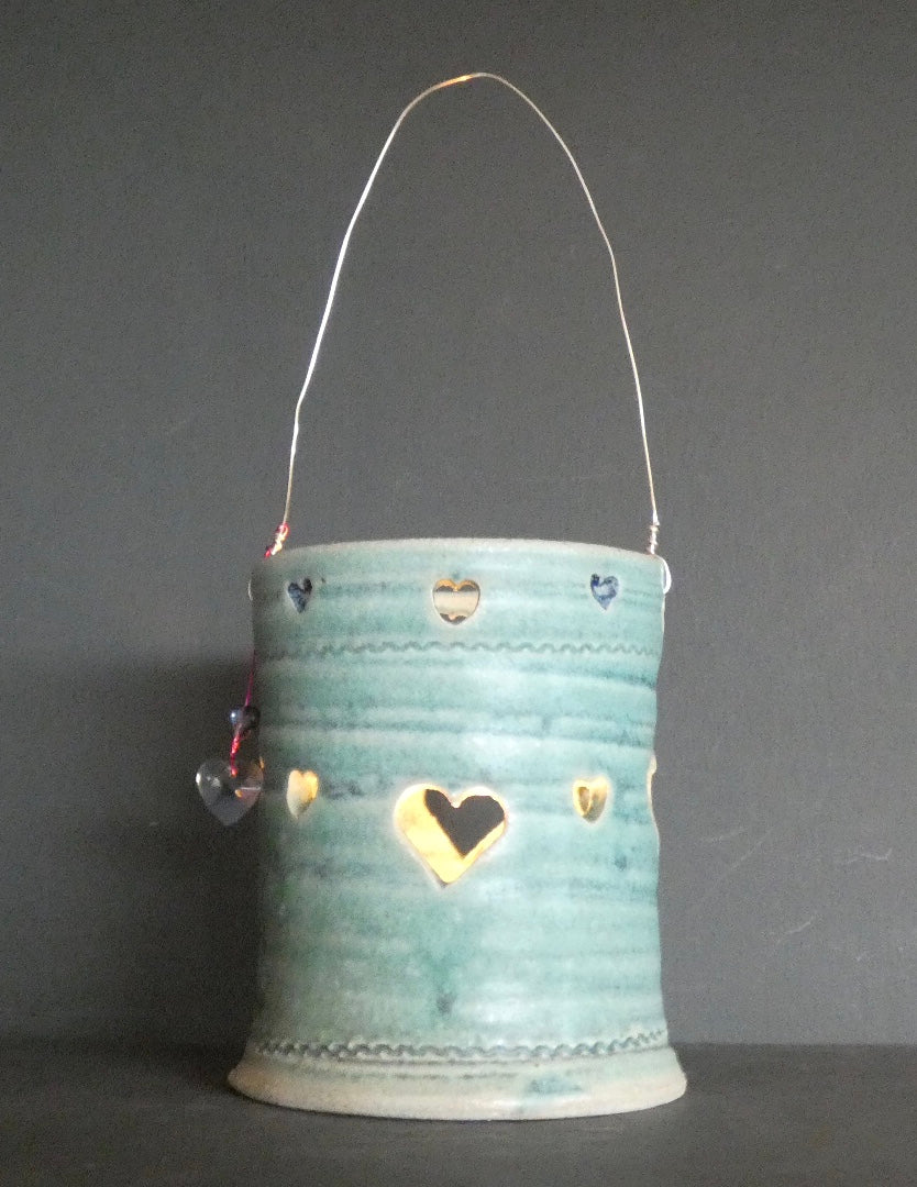 Perry Marsh Hearts Lantern