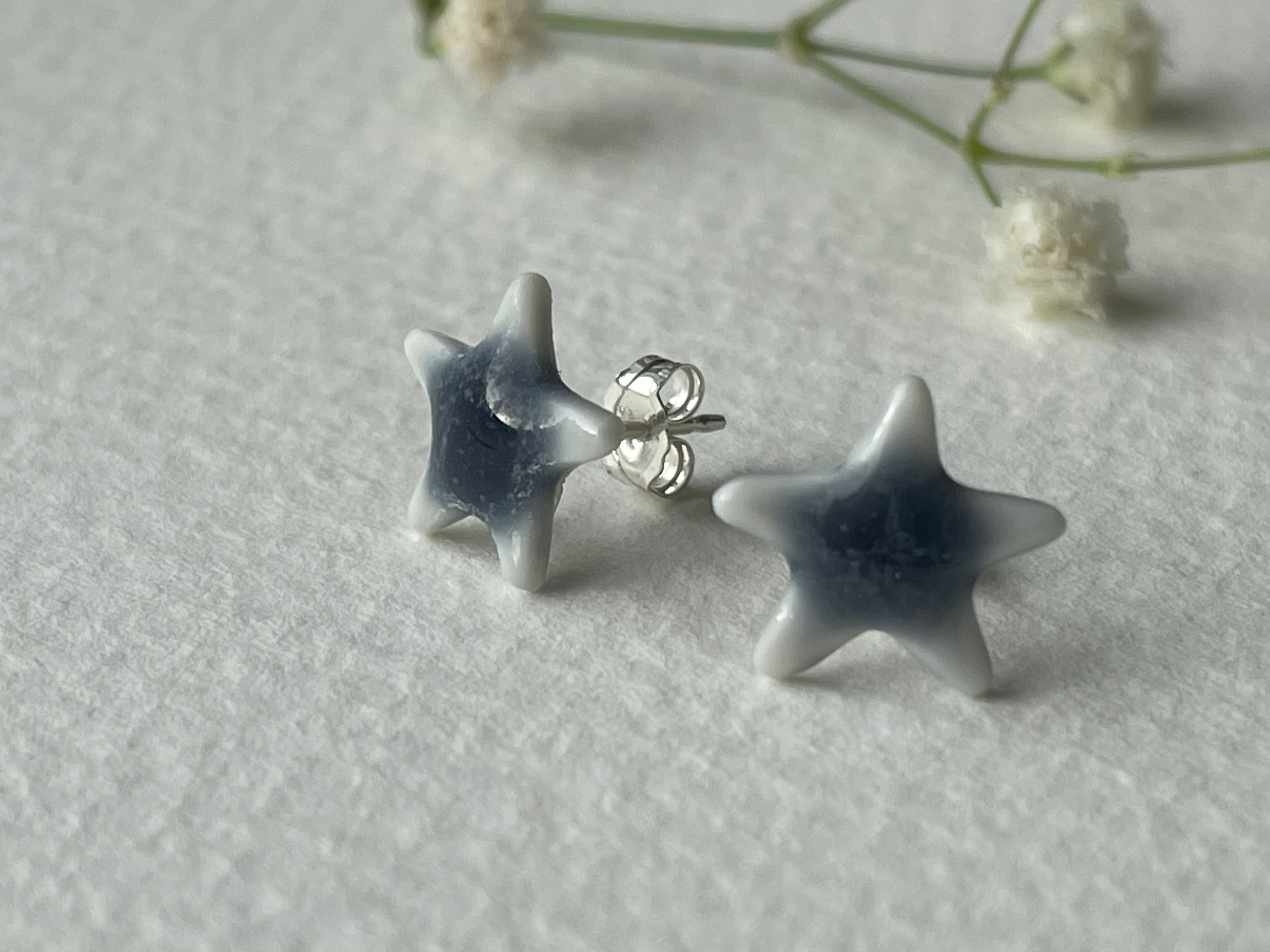 Jess Berriman Porcelain Star Studs