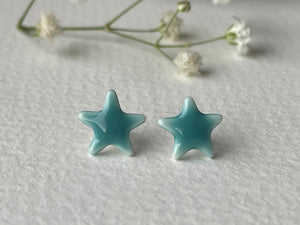Jess Berriman Porcelain Star Studs