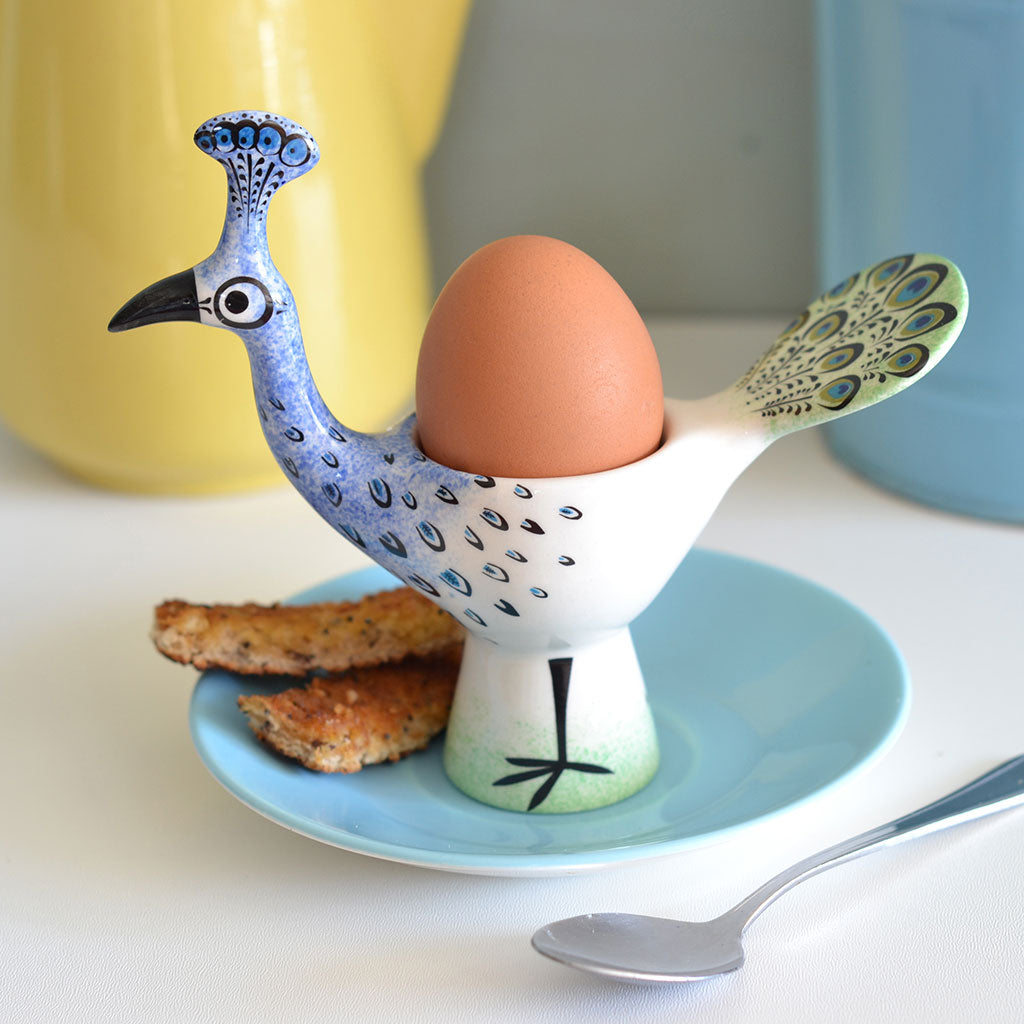 Hannah Turner Peacock Egg Cup