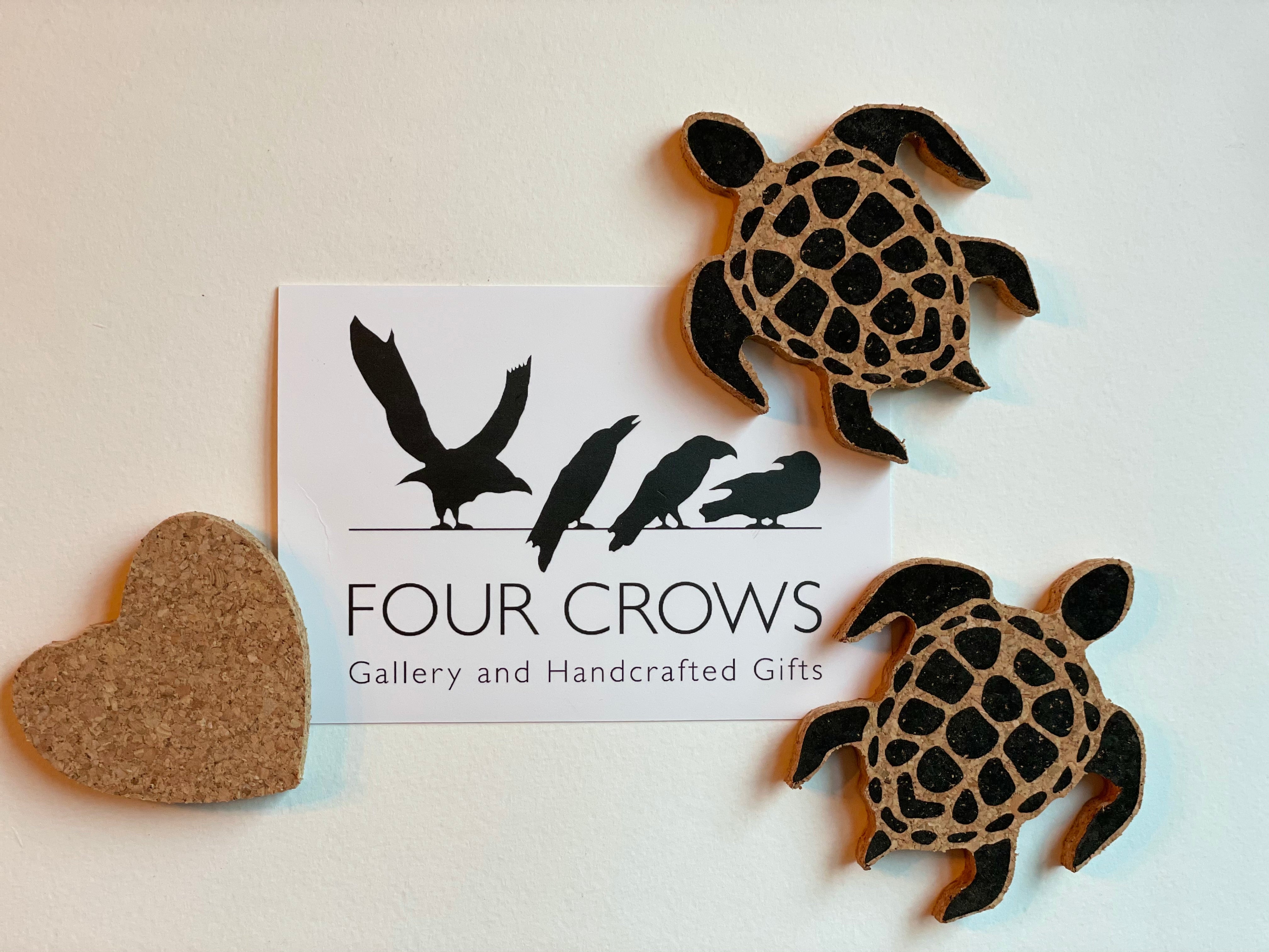 Liga Trio of Turtle and Heart Magnets