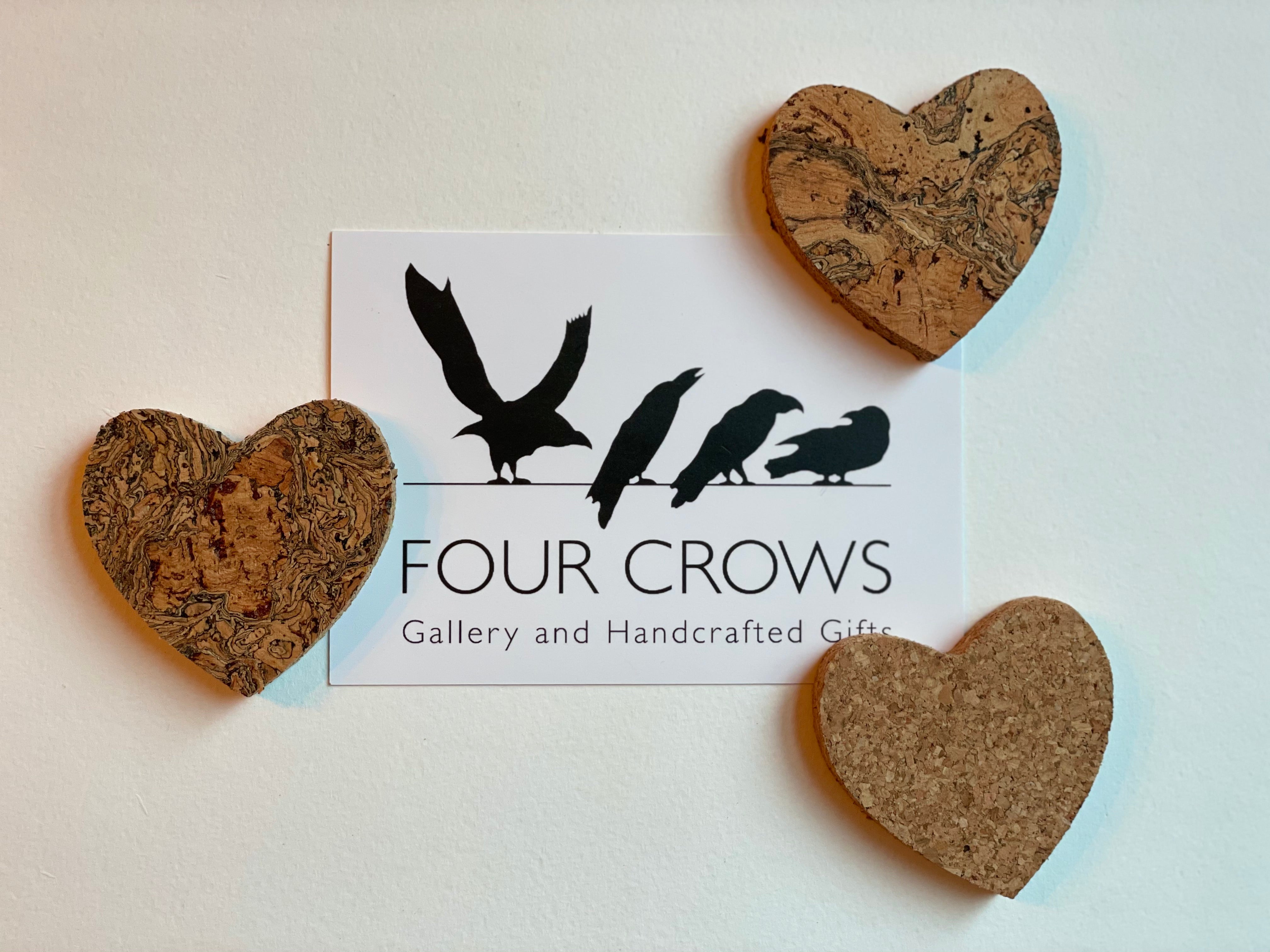 Trio of Heart Magnets