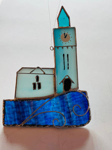 Rosalyn Glass Art - Porthleven's Clocktower