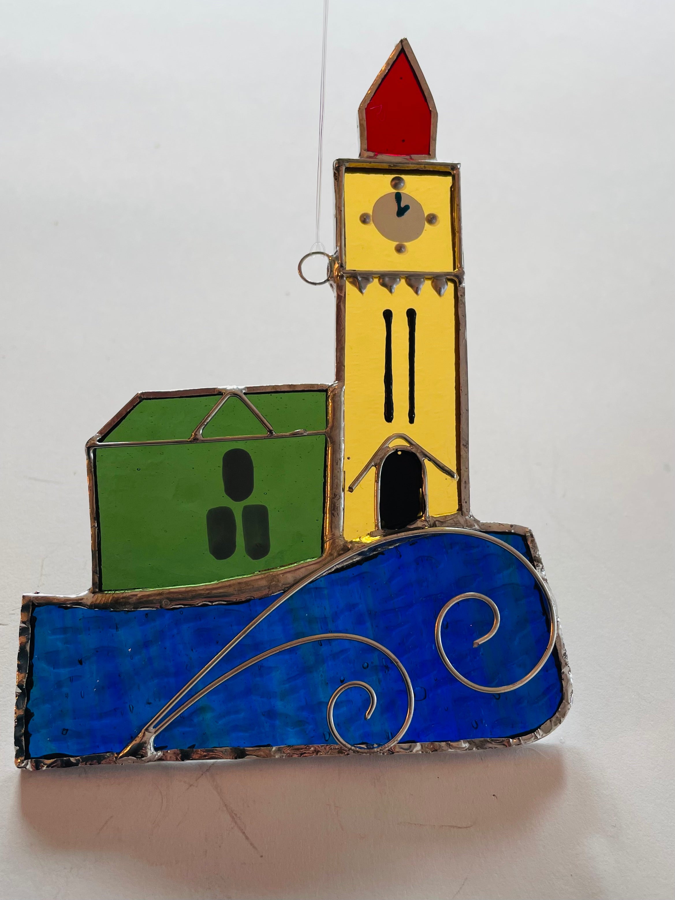 Rosalyn Glass Art - Porthleven's Clocktower