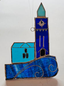 Rosalyn Glass Art - Porthleven's Clocktower